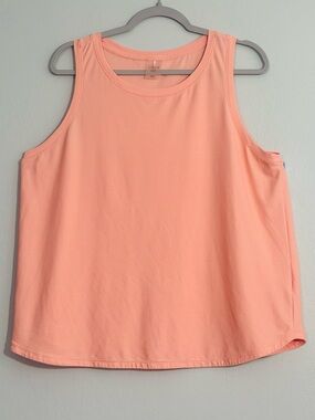 Calla Renew Peach ribbed workout tank XXL
